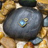 Labradorite 6mm Gold Vermeille Cushion Charm