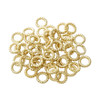 Light Gold Plated 6mm Twisted Ring