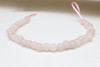 Rose Quartz Polished 6mm Round - 2mm Large Hole