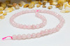 Rose Quartz Polished 6mm Faceted Round