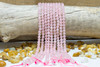 Rose Quartz Polished 6mm Faceted Round
