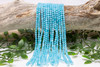 Mashan Jade Dyed Blue Polished 6mm Round