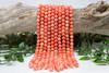 Mashan Jade Dyed Coral Polished 10mm Round