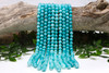 Mashan Jade Dyed Teal Polished 10mm Round