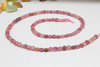 Pink Tourmaline Multi Color A Grade Polished 4mm Faceted Coin