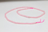 Rose Quartz Polished 2x3mm Faceted Rondelle