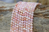 Pink Opal Polished 4mm Faceted Round