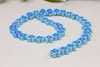 Polymer Clay Blue / Pink 9mm Flower