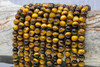 Tiger Eye A Grade Polished 8mm Round - 2mm Large Hole