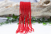 Dyed Jade Red Polished 4mm Round