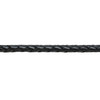 Black 5mm Braided Bolo Leather Cord - Sold by the Foot