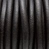 Natural Black 5mm Leather Cord - Sold by the Foot