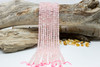 Rose Quartz Polished 6mm Faceted Cube