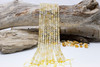 Citrine Polished 6mm Faceted Cube