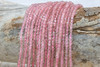Ruby Quartz Polished 3mm Faceted Cube
