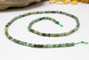 African Turquoise Polished 3mm Faceted Cube