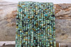 African Turquoise Polished 3mm Faceted Cube