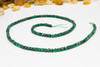 Malachite Polished 3mm Faceted Cube