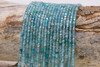 Light Apatite Polished 3mm Faceted Cube