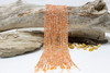 Sunstone Polished 3mm Faceted Cube