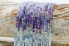 Rainbow Fluorite A Grade Polished 3mm Faceted Cube