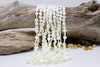 White Sea Shell 10mm Carved Double Sided Flower