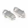 Stainless Steel 9x23mm Insertion Clasp