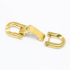 Gold Plated Stainless Steel 8x21mm Snap Clasp