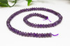 Amethyst A Grade Polished 4x6mm Faceted Rondelle