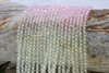Glass Crystal Polished 4mm Faceted Round - Pink, Yellow Mix
