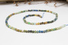 Chrysocolla / Azurite Banded Polished 3mm Faceted Round