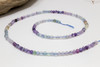 Rainbow Fluorite Banded Polished 3mm Faceted Round