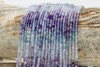 Rainbow Fluorite Banded Polished 3mm Faceted Round