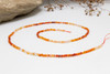 Carnelian Banded Polished 2mm Faceted Round