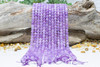 Dyed Lilac Quartz Polished 8mm Faceted Cube