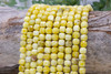 Yellow Opal Polished 7mm Faceted Cube