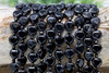 Black Striped Agate Polished 12mm Hearts