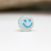 Luminous Acrylic Glow in the Dark Mix 10x5mm Smiley Face Beads - Package of 50