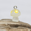 Luminous Resin 17x14mm Yellow Mushroom Charm