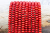Red Coral Dyed Polished 4x7mm Rondelle