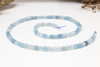 Aquamarine Polished 4mm Faceted Cube