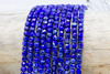 Lapis Polished 4mm Faceted Cube