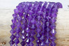 Amethyst Polished 8mm Faceted Bicone