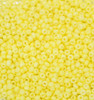 Size 11 Miyuki Seed Beads -- 404C Opaque Light Yellow