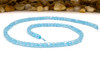 Zircon CZ AA Grade Polished Blue Aqua 3x4mm Faceted Rondelle