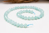 Dyed Mint Jade Polished 8mm Faceted Bicone