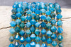 Apatite Polished 8mm Faceted Bicone