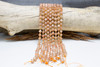 Orange Moonstone Polished 8mm Faceted Bicone