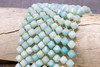 Amazonite Polished 8mm Faceted Bicone