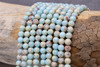 Blue Imperial Jasper Manmade Polished 6mm Round